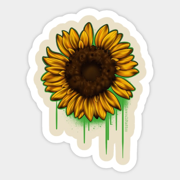 Sunflower Sticker by Timwould